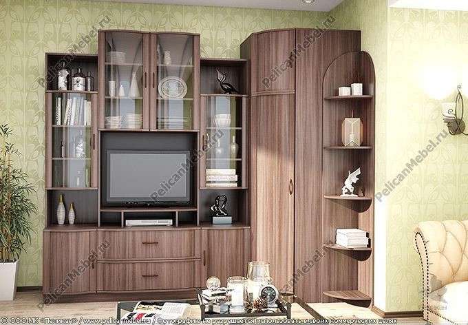 Гостиная «МАГНОЛИЯ» комплектация 003 (Пеликан) в Нижнем Новгороде фото 5