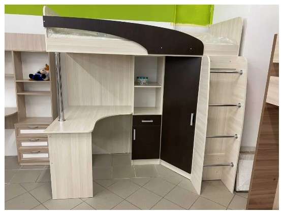 Кровать-Чердак со столом «КАРАМЕЛЬ 77-01» (Атлант) в Нижнем Новгороде фото 5