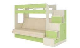 Кровать-чердак «Карамель 75-01» (Атлант)