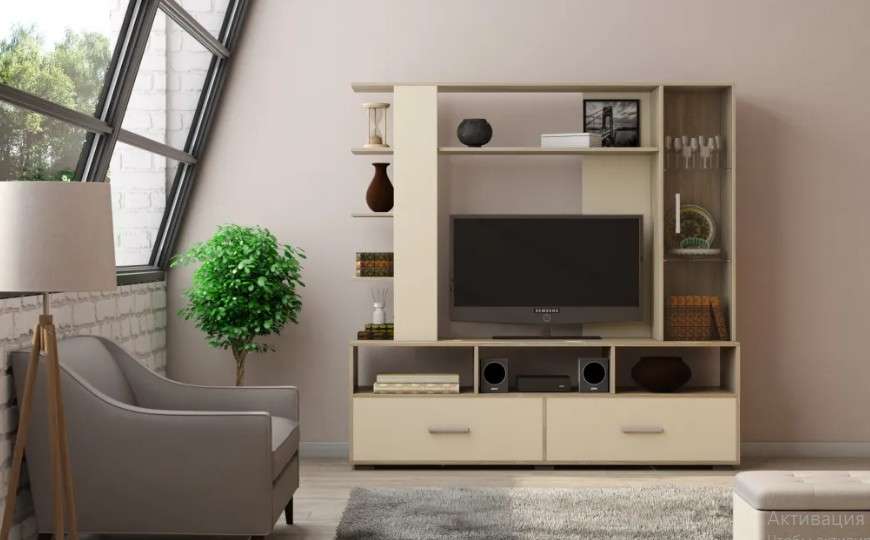 Гостиная «Атлантика-11» два цветовых решения (Атлант) в Нижнем Новгороде фото 1