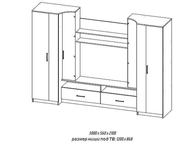 Гостиная «Лайт» (Атлант) в Нижнем Новгороде фото 2