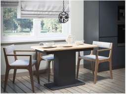 Стол обеденный на одной опоре СО-3 раскладной (МП)