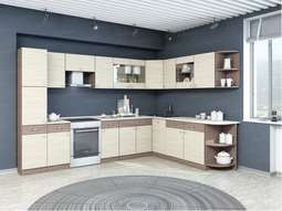 Кухня «ШИМО» угловая 3,0х2,29 м Модульная (Эра)