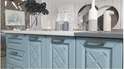 Кухня «АГАВА» 1,6м Акация Белая/Аква Модульная (Эра) в Нижнем Новгороде фото 2