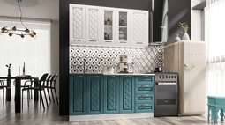 Кухня «АГАВА» 1,6м Акация Белая/Моренга Модульная (Эра)