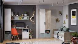 Набор молодежной мебели «Оливер» №2 (ТриЯ)