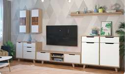 Гостиная «ЛАККИ» модульная (Аквилон)