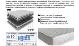 Матрас «Вектор» ЕК-23 (Мелодия сна)