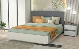 Кровать «КЭТ-9» ЛДСП с ПМ и настилом (Диал)