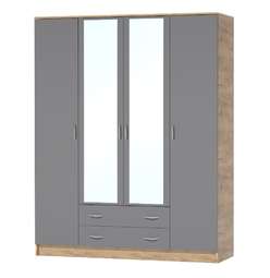 Шкаф 4х-ств./ящики «КЭТ-7» Дуб крафт золотой