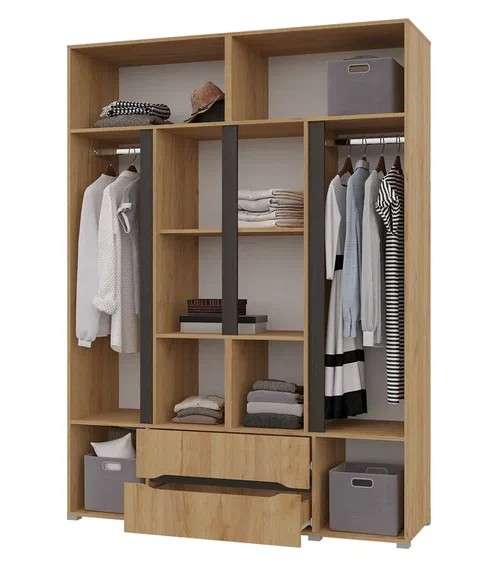 Шкаф 4-х ств. «ВЕГА» Крафт Золотой (Горизонт) в Нижнем Новгороде фото 2