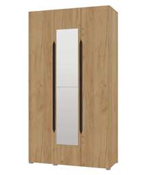 Шкаф 3-х ств. «ВЕГА» Крафт Золотой (Горизонт)