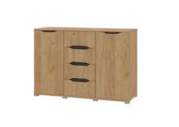 Комод «ВЕГА» 1200 Крафт Золотой (Горизонт)