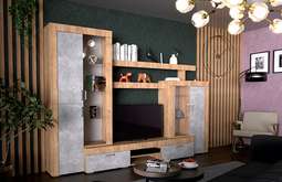 Гостиная «Оризона» Дуб Крафт/ Бетон (PDM)