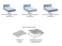 Кровать «Нега» три размера, 10 цветовых решений (Домани) в Нижнем Новгороде фото 6
