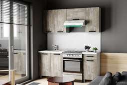 Кухня «Нагано» готовое решение 1,8м и 2,0м с окапом (Тэкс)