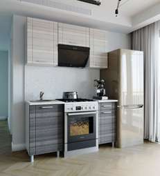 Кухня «Бомбей» готовое решение 1,5м и 1,6м с окапом (Тэкс)