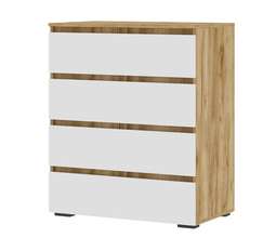 Комод «Хелен» КМ 02 Крафт золотой/ Белый (СМ)