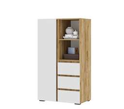 Шкаф «Хелен ШК-03» Крафт золотой/ Белый (СМ)