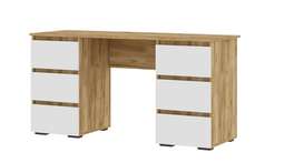 Письменный стол «Хелен ПС-02» Крафт золотой/Белый (СМ)