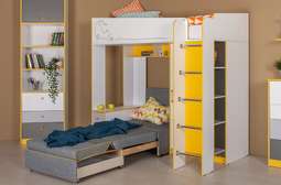 Кровать с мягким элементом АЛЬФА 11.20