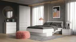 Спальный гарнитур «Акация» Модульный Белый (Регион 058)