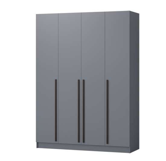 Шкаф «Бастион» 1,6м и Антресоль 1,6м Графит (Регион 058) в Нижнем Новгороде фото 1