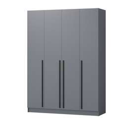 Шкаф «Бастион» 1,6м и Антресоль 1,6м Графит (Регион 058)