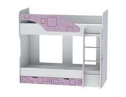Кровать 2-х ярусная «БРИЗ-5» Сирень (Диал)