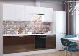 Кухня «Люкс» 2,4м Модульная (Горизонт)