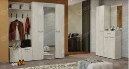 Модульная прихожая «ИТАЛИЯ» Дуб Крафт Белый Набор 4