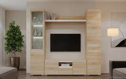 Гостиная «Гретта» Дуб Сонома, Композиция 14 (Памир)