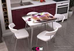 Стол кухонный с фотопечатью (СМ)