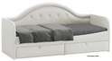 Кровать «Адель» с мягкой спинкой тип 1 (ТриЯ) в Нижнем Новгороде фото 5
